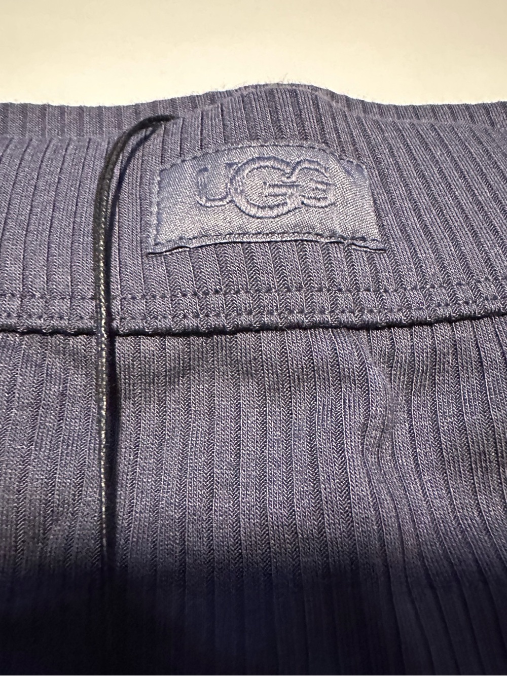 UGG Women’s Alexiah Navy Ribbed Boy Shorts New Size Small